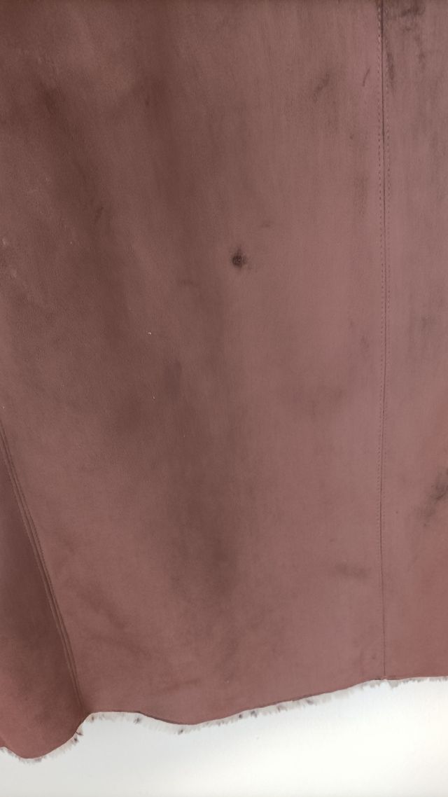 Abrigo de ante marrón