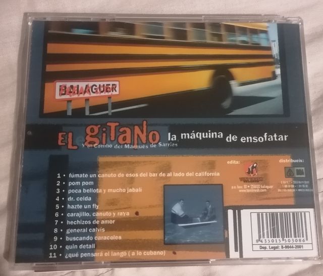 CD El Gitano la máquina de ensofatar