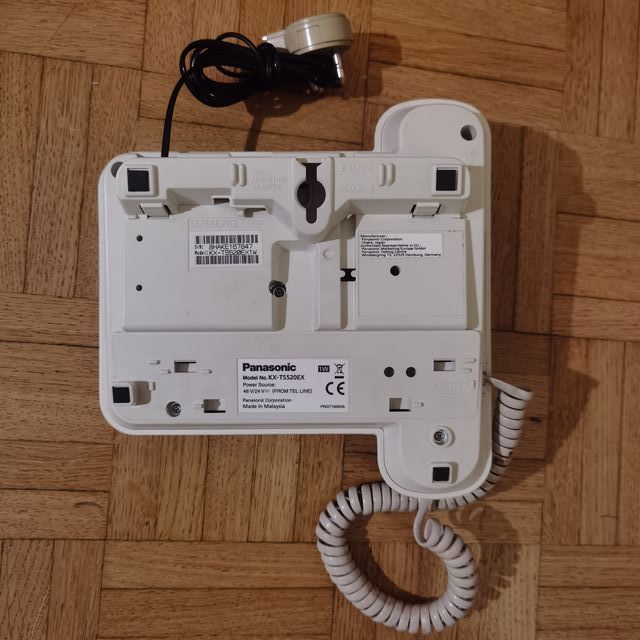 Panasonic Telefono Fisso a filo Bianco KX-TS 520 K