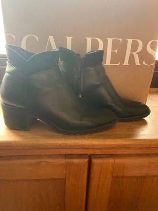 Botines negros zara