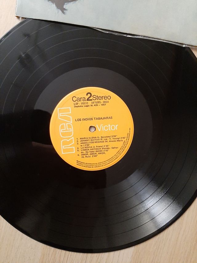 Vinilo Los indios tabajaras