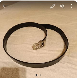 cinturones de cuero zara y Pierre cardin