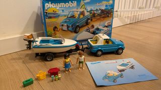 Playmobil Coche con remolque Lancha 6864