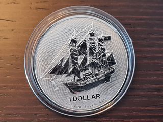 2021 Cook Islands 1 Oz plata
