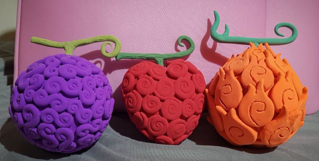 Pack 3 frutas del diablo, One Piece.