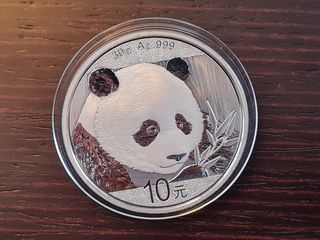 2018 PANDA 30 gr plata