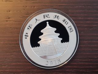 2018 PANDA 30 gr plata