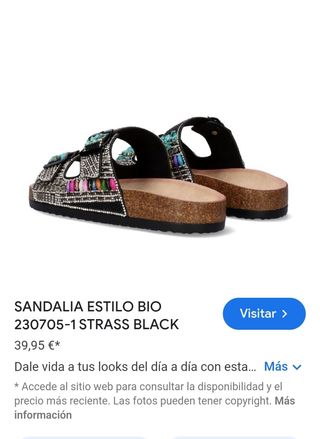 Sandalias de brillitos Verano