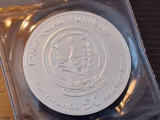 2021 BUEY RWANDA 1 Oz plata