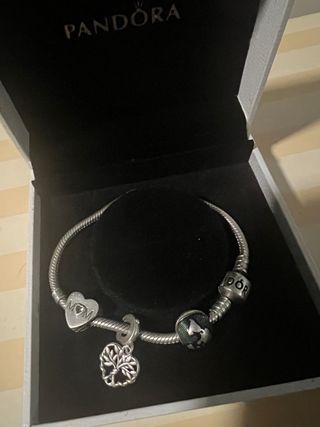 Pulsera de Pandora plata de primera ley