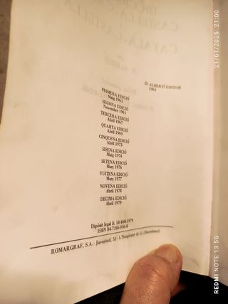 Castellà Català, Catalá Castellá. Diccionari