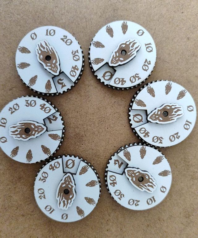 Contadores de heridas Warhammer perszado