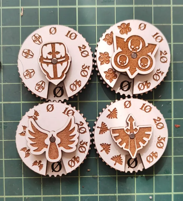 Contadores de heridas Warhammer perszado