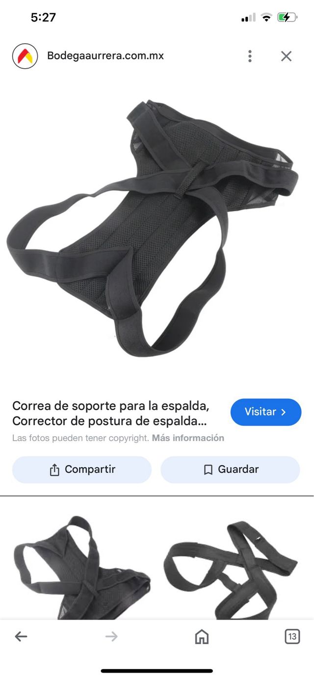 Supporto per il correttore della postura posteriore d