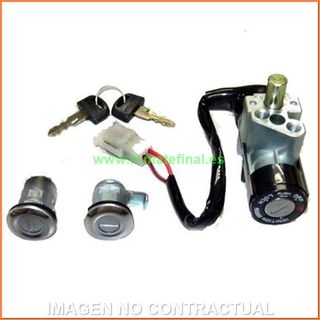 Clausor Kit contacto, sillín y guantera Honda Scoo