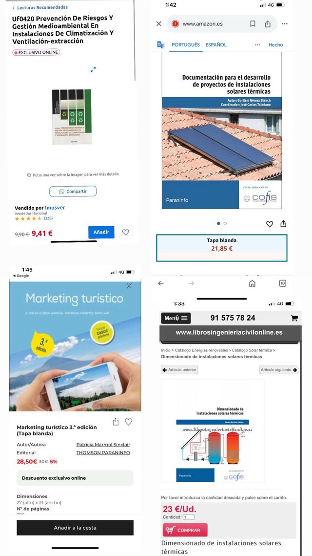Libros para profesionales de varios sectores