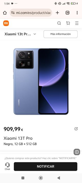 Teléfono móvil xiaomi