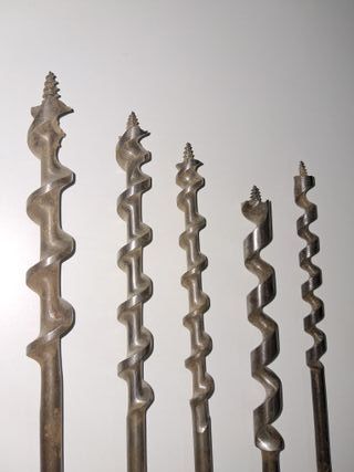 BERBIQUI negro Antiguo y 5 brocas