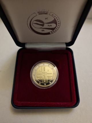 2 EURO PROOF BELGIO 2014.