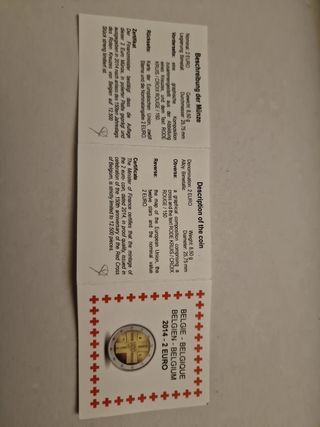 2 EURO PROOF BELGIO 2014.