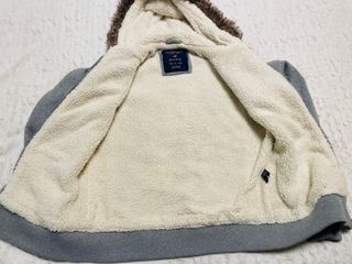 Chaqueta gris con borreguito Ralph Lauren