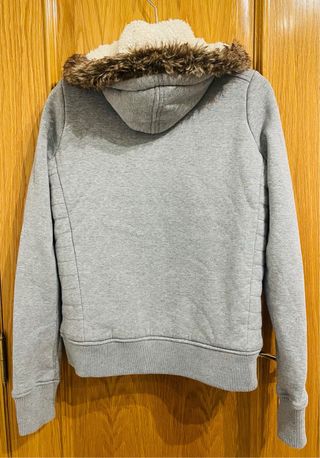 Chaqueta gris con borreguito Ralph Lauren