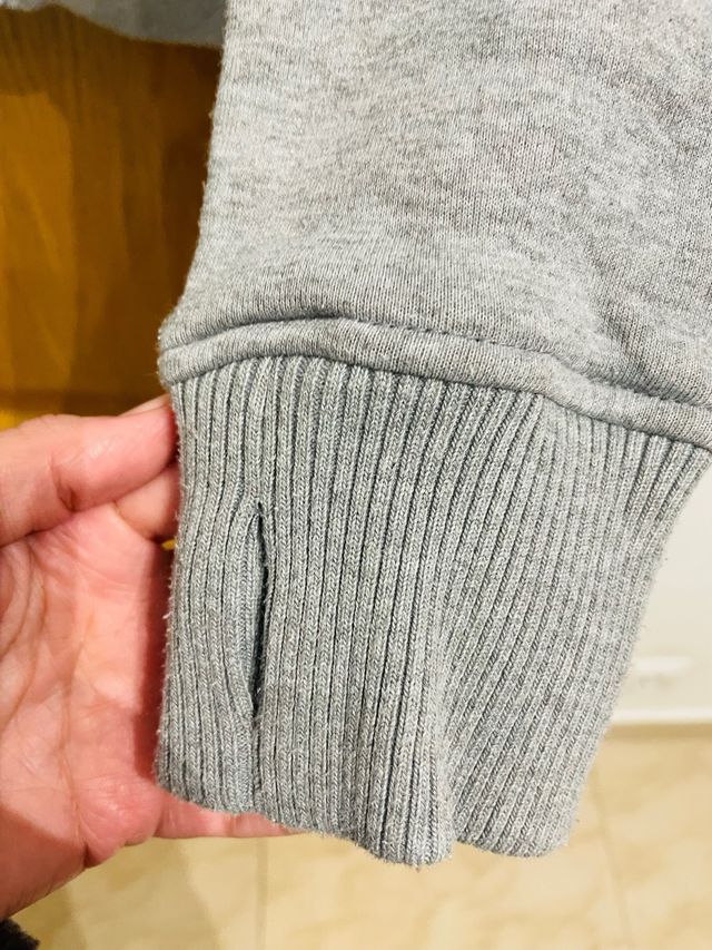 Chaqueta gris con borreguito Ralph Lauren