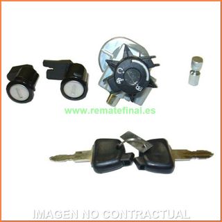 Clausor Kit contacto, sillín y guantera Peugeot 50