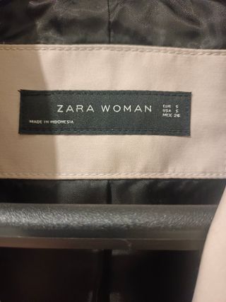 Gabardina mujer talla S