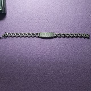 Pulsera esclava plata eslabón hungaro