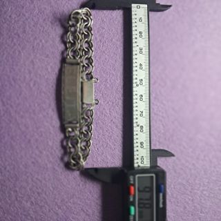 Pulsera esclava plata eslabón hungaro