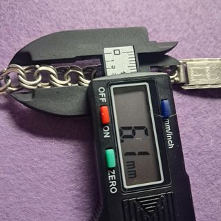 Pulsera esclava plata eslabón hungaro