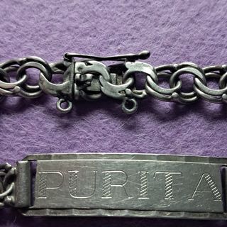 Pulsera esclava plata eslabón hungaro