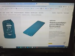 Colchón hinchable decathlon