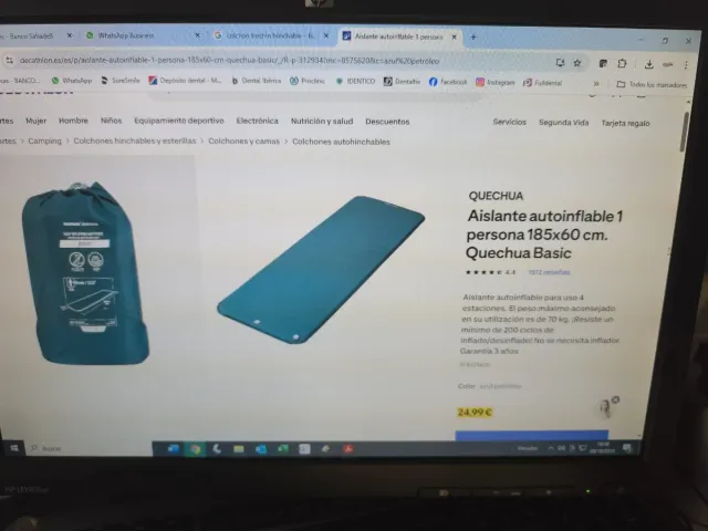 Colchón hinchable decathlon