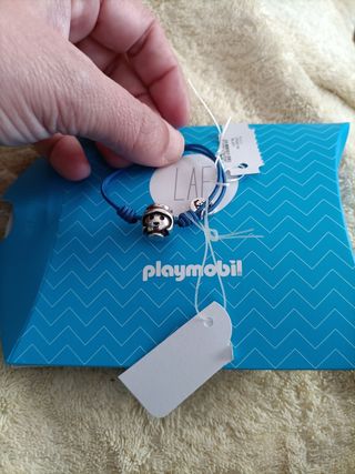 Pulsera joyas Playmobil click azul brisa