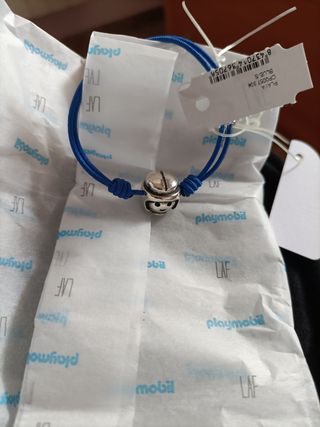 Pulsera joyas Playmobil click azul brisa