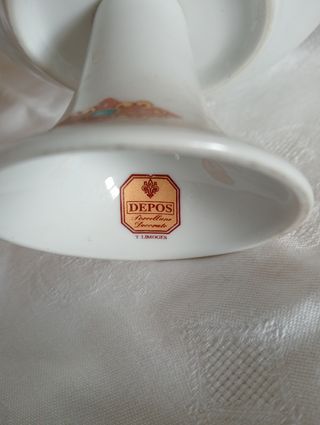 Alzatina in porcellana di Limoges