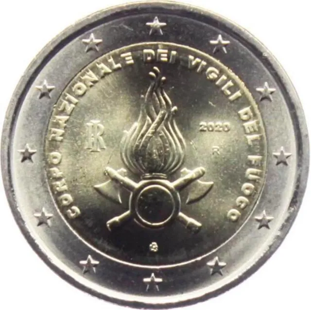2 monedas 2€ Italia 2020 conmemorativa