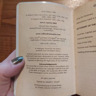 English Dictionary (Collins GEM)