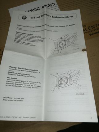 Espejo BMW