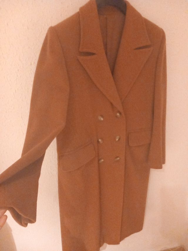 Abrigo maxi lana y cachemir