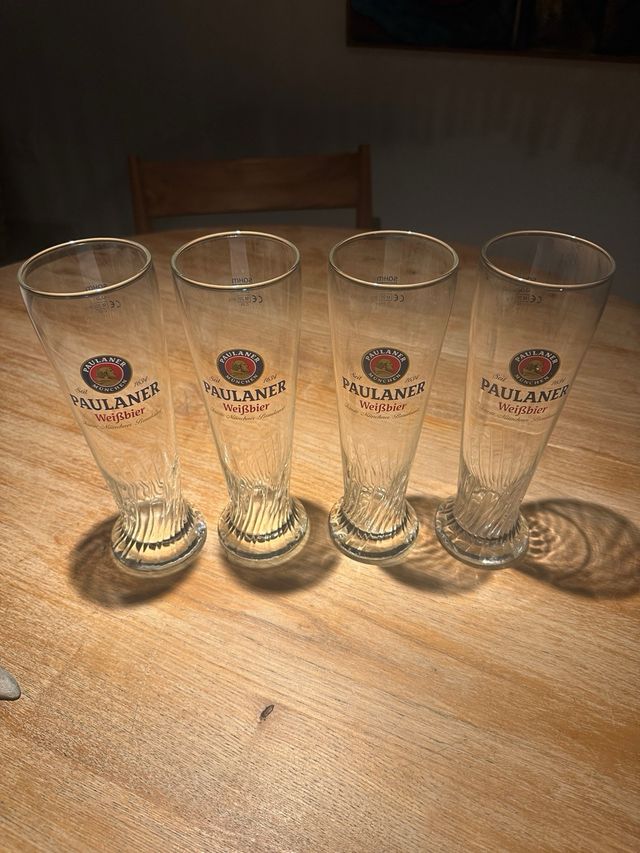 Copas de cerveza Paulaner 0.5 litros
