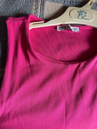 Vestido rosa fucsia, talla M