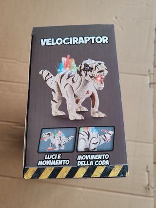Dinosauro realistico con luci e suoni