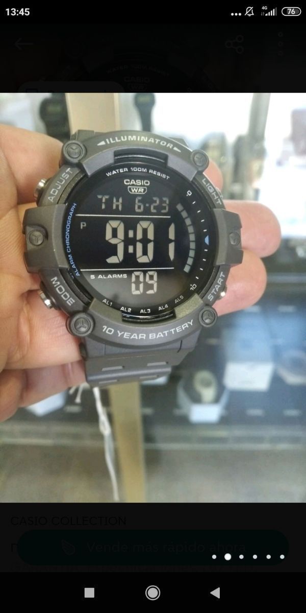 CASIO 5 ALARMAS, CRONO, CUENTA ATRAS..ESPECTACULAR