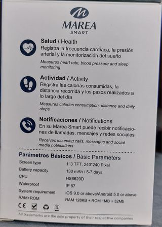 Reloj inteligente Marea