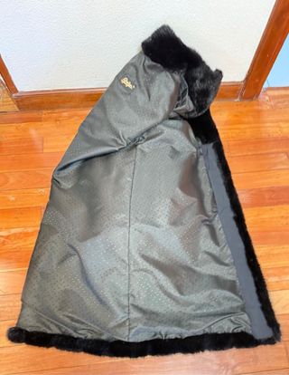 Abrigo sintetico tipo vison