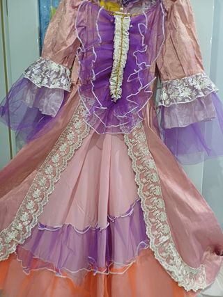 Vestito donna di dama rosa