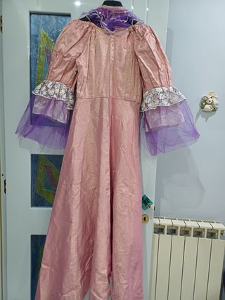 Vestito donna di dama rosa